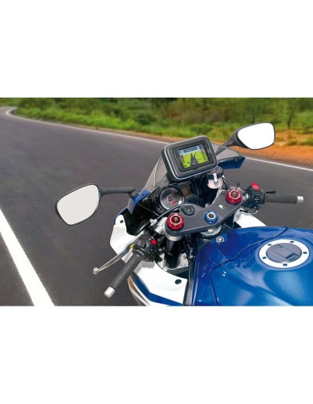 Portatelefono impermeabile con braccio flessibile universale moto e scooter