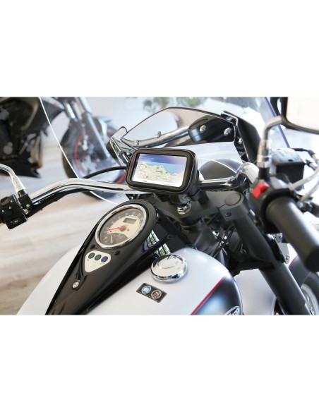 Portatelefono impermeabile da Moto e Bici fissaggio manubrio