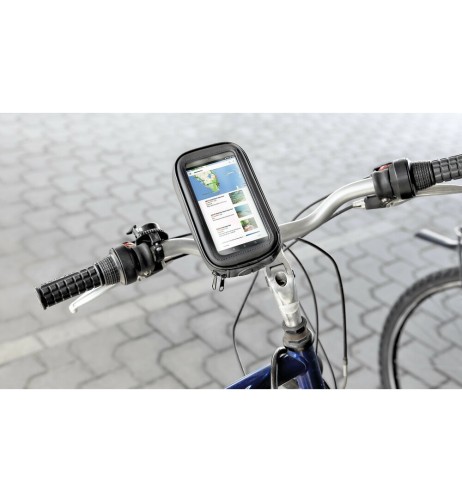 Portatelefono impermeabile da Moto e Bici fissaggio manubrio