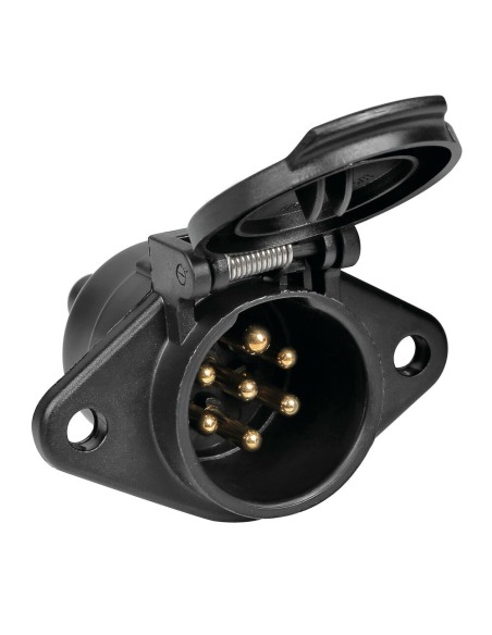 Presa 7 poli 24N in ABS veicoli 24V