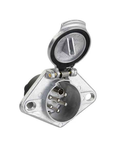 Presa 7 poli 24S in Metallo veicoli 24V