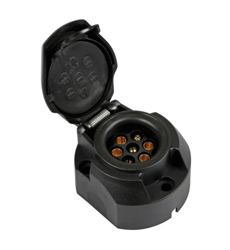 Presa 7 poli con 1 contatto retronebbia