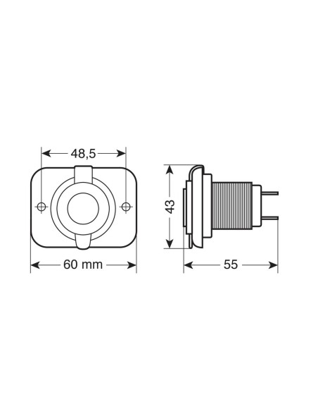 Presa di corrente Safe Lock 12 24V Anti Vibrazione