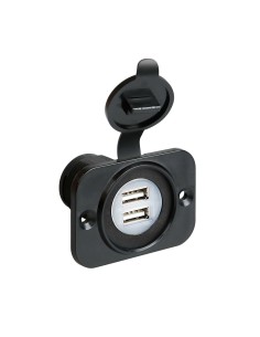 Presa Usb doppia montaggio ad incasso 12 24V