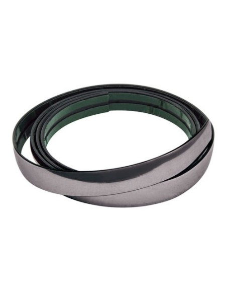 Profilo adesivo cromato nero auto 4 metri larghezza 39mm