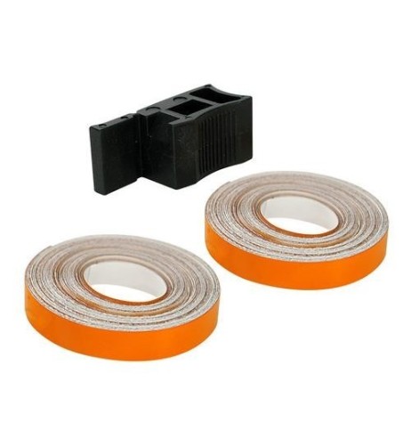 Profilo adesivo per 2 cerchi moto o 4 cerchi auto Arancione