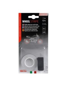 Profilo adesivo per 2 cerchi moto o 4 cerchi auto Argento 2