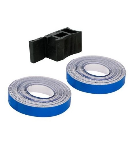 Profilo adesivo per 2 cerchi moto o 4 cerchi auto Blu