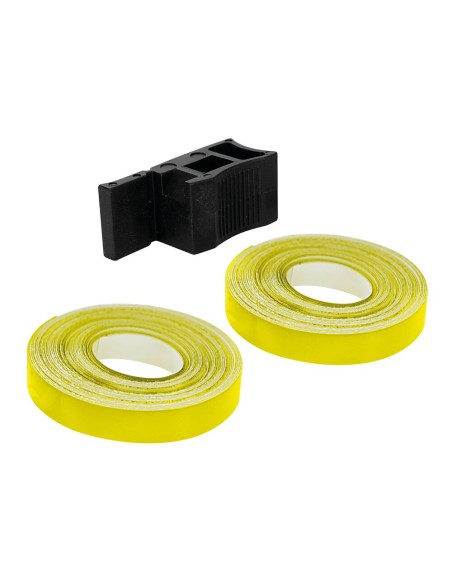 Profilo adesivo per 2 cerchi moto o 4 cerchi auto Giallo Fluo