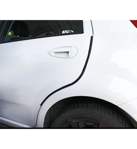 Profilo salvaporta corazzato ad incastro 5mt nero