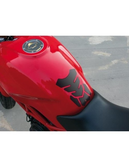 Protezione adesiva per serbatoio moto Pro Tank X2 218x155mm Nero