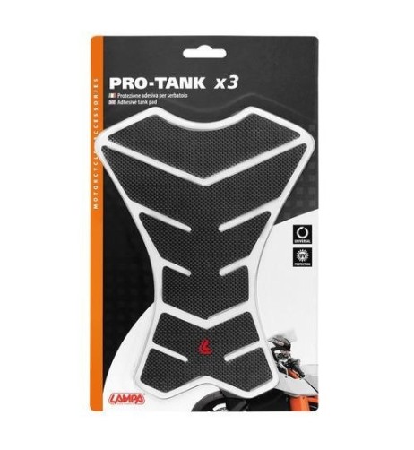 Protezione adesiva per serbatoio moto Pro Tank X3 222x163mm Carbon