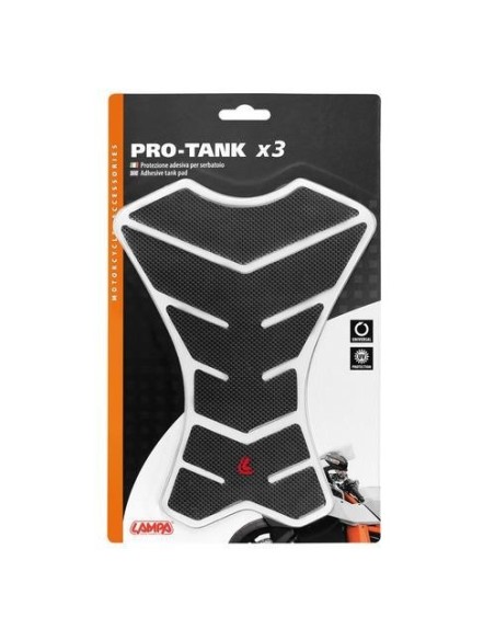 Protezione adesiva per serbatoio moto Pro Tank X3 222x163mm Carbon