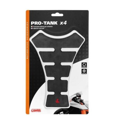 Protezione adesiva per serbatoio moto Pro Tank X4 222x163mm Carbon