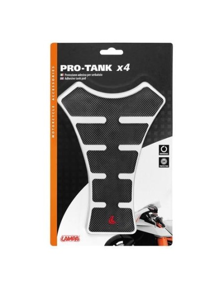 Protezione adesiva per serbatoio moto Pro Tank X4 222x163mm Carbon