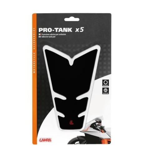 Protezione adesiva per serbatoio moto Pro Tank X5 Nero