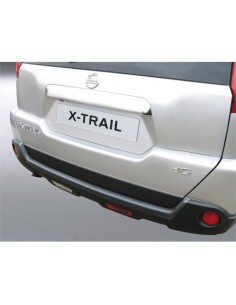 Protezione paraurti posteriore ABS nero Nissan X Trail 2007 2014