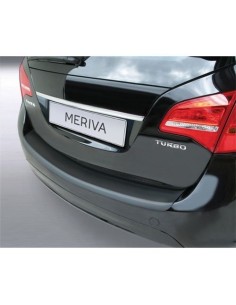 Protezione paraurti posteriore ABS nero Opel Meriva 2010 2014