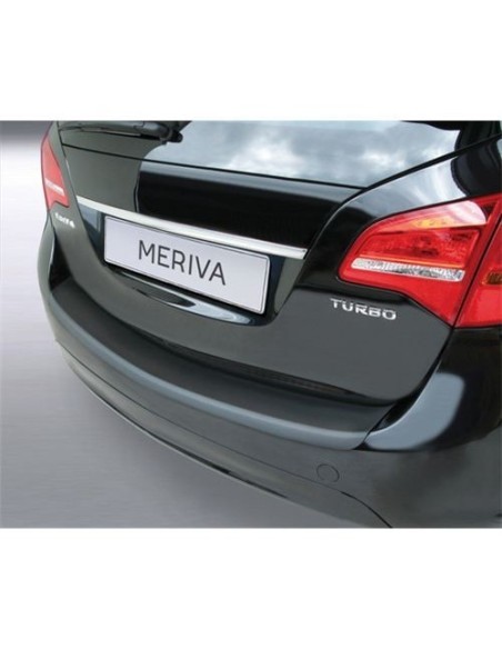 Protezione paraurti posteriore ABS nero Opel Meriva 2010 2014