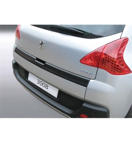 Protezione paraurti posteriore ABS nero Peugeot 3008 2009 2016