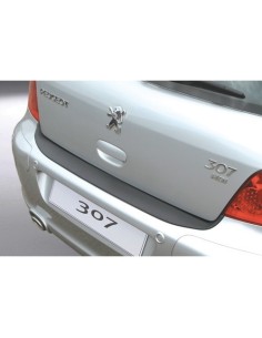 Protezione paraurti posteriore ABS nero Peugeot 307 2001 2007