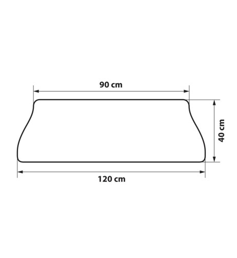 Protezione paraurti posteriore universale in robusto poliestere 600D