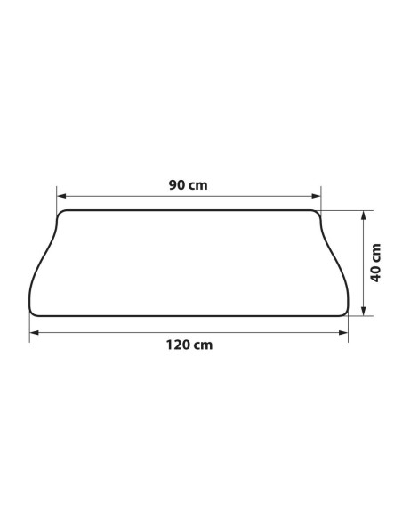 Protezione paraurti posteriore universale in robusto poliestere 600D
