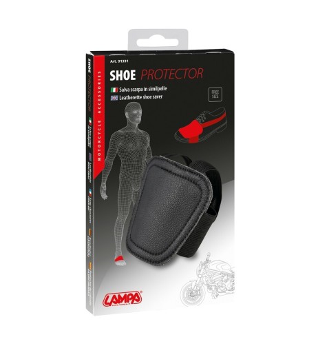 Protezione salvascarpa universale in vera pelle per moto