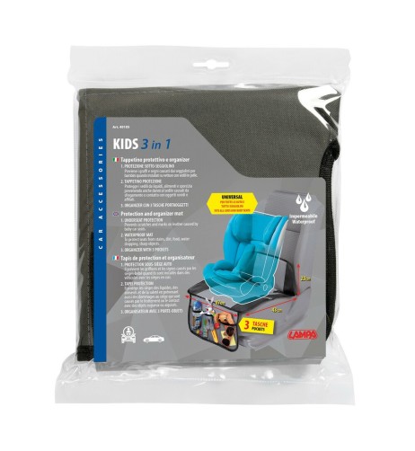 Big Hippo Coprisedile Auto Impermeabile Per Bambini E Animali – Protezione Universale Con Tasche, Compatibile Isofix/LATCH, Tessuto Oxford