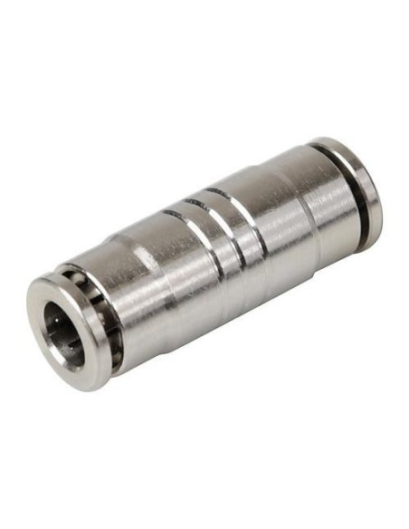 Raccordo rapido dritto in metallo per tubi aria 6mm