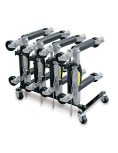 Rastrelliera per 4 sollevatori idraulici