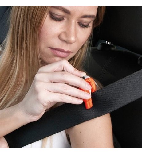 Resqme portachiave martello salvavita tagliacintura