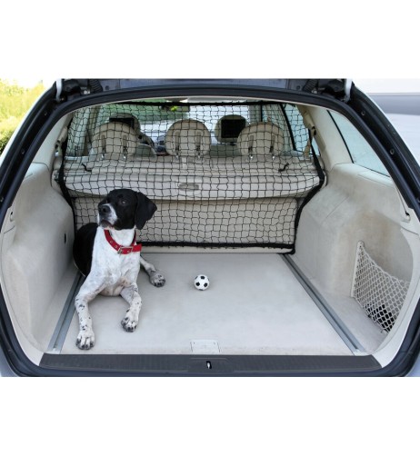 Rete di protezione gommata separatore baule auto universale 130x87cm