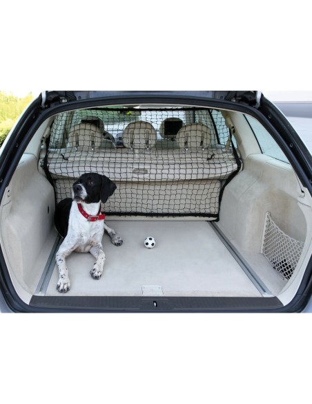 Rete di protezione gommata separatore baule auto universale 130x87cm