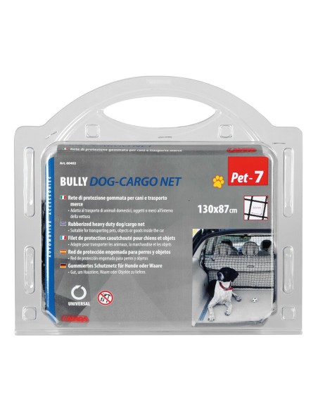 Rete di protezione gommata separatore baule auto universale 130x87cm