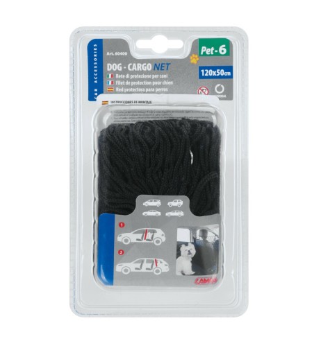 Rete di protezione separatore baule auto universale 120x50cm