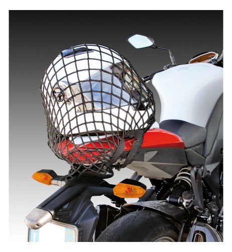 Rete elasticizzata multiuso 42x42cm portapacchi sella serbatoio moto