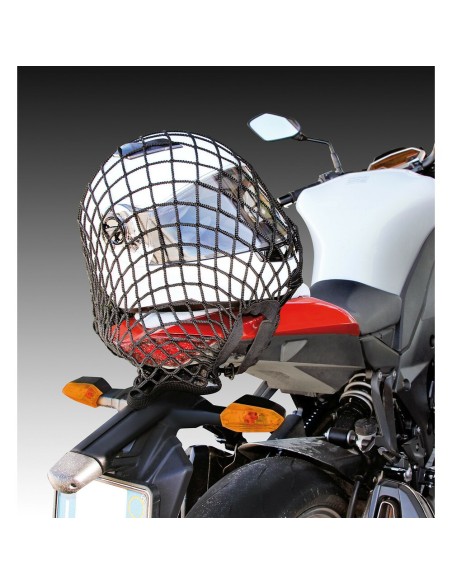 Rete elasticizzata multiuso 42x42cm portapacchi sella serbatoio moto