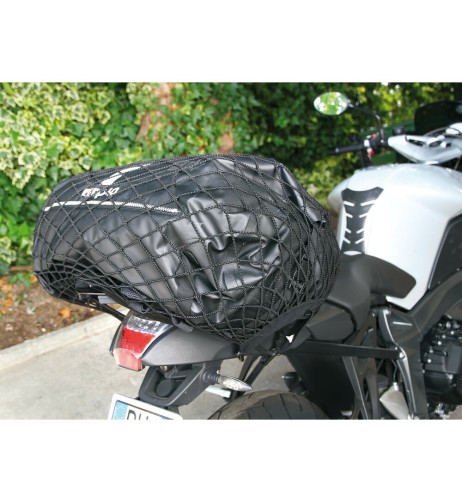 Rete elasticizzata multiuso 65x35cm portapacchi sella serbatoio moto