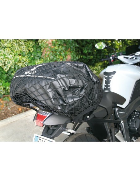 Rete elasticizzata multiuso 65x35cm portapacchi sella serbatoio moto