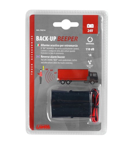 Retro Bip allarme acustico per retromarcia 24V camion camper