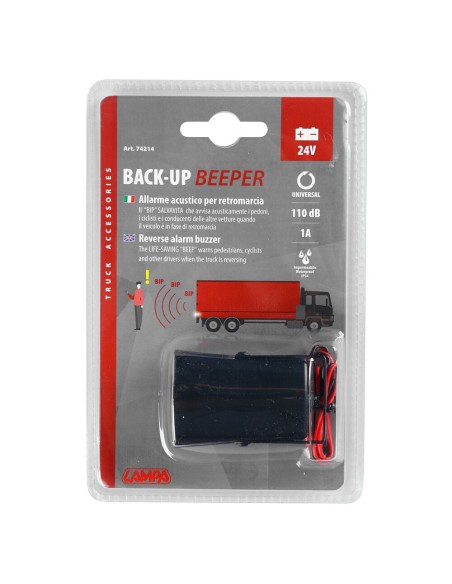Retro Bip allarme acustico per retromarcia 24V camion camper