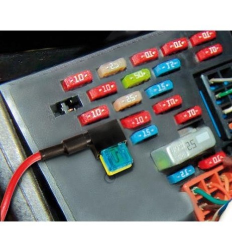 Ruba corrente per fusibile lamellare micro 12 24V