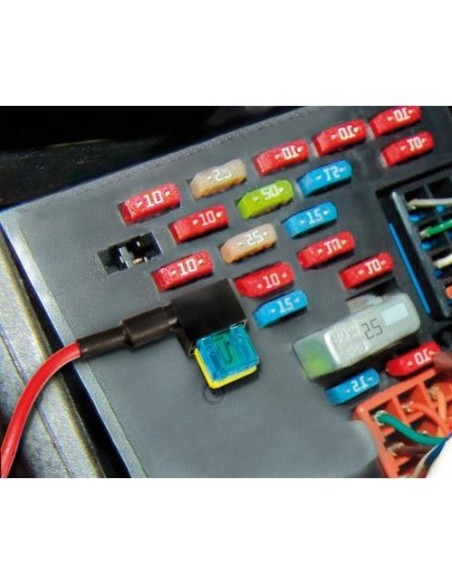 Ruba corrente per fusibile lamellare micro 12 24V