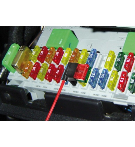 Ruba corrente per fusibile lamellare standard 12 24V