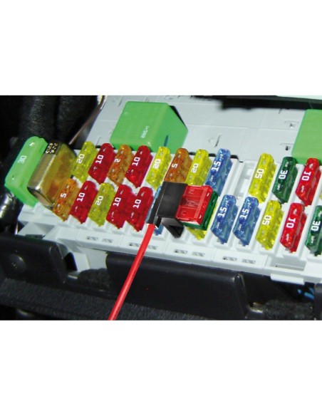 Ruba corrente per fusibile lamellare standard 12 24V