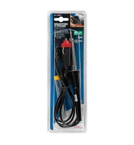 Saldatore a stagno presa accendisigari 12V 30W