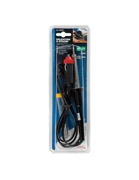Saldatore a stagno presa accendisigari 12V 30W