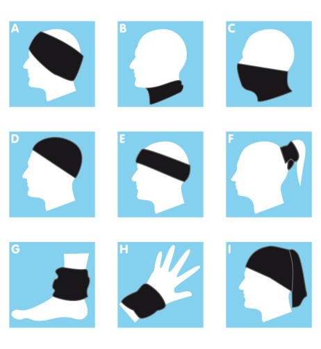 Salvacollo scaldacollo tubolare traspirante