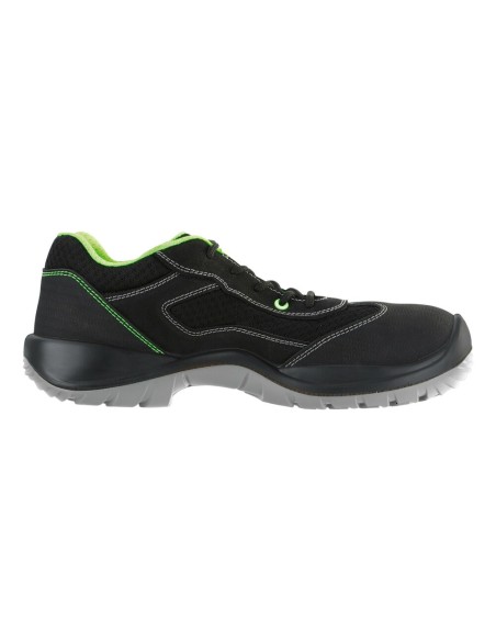 Scarpe antinfortunistiche pelle scamosciata e tessuto traspirante Acid Jung